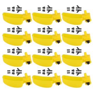 12 stücke Tauben Wachtel Waterer Feeder Trinken Tasse Schüssel Geflügel Vogel Bewässerung System Landwirtschaft Werkzeuge