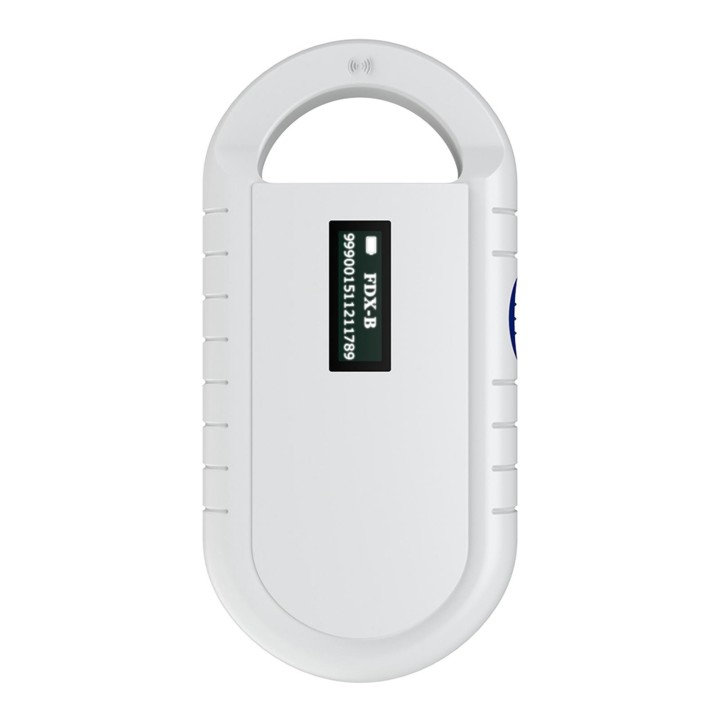 Tragbarer Handheld-Tierchip-Leser Haustier-Mikrochip-Scanner Universal-RFID-Leser