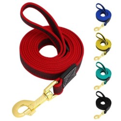2 m lange Hundeleine, Haustierleine, rutschfeste Gummi-Nylon-Trainingsleine für kleine, mittelgroße und große Hunde 2cmX200cm