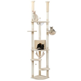 Pawz Road Deckenhoch Kratzbaum Luxus beige