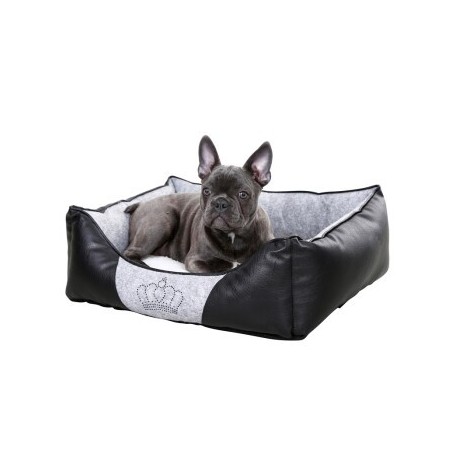 Kerbl Kuschelbett Chiara mit Strasskrone 55 cm, 45 cm, 18 cm