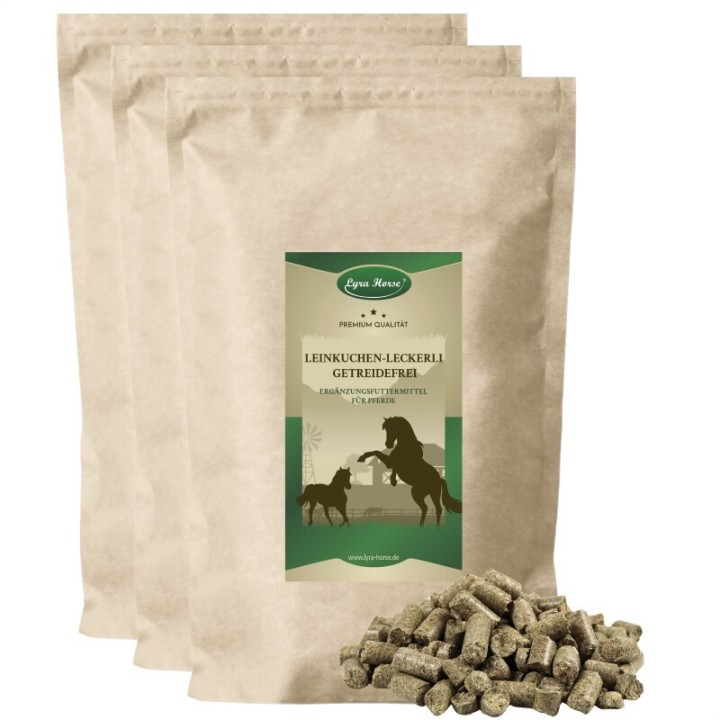 Lyra Pet Lyra Horse Leinkuchen Leckerli 15 kg