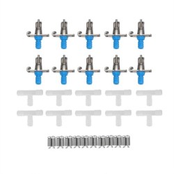 10PCS Kaninchen Trinker Nippel Waterer Trinkwasser Werkzeug Doppel Hängen Quellen