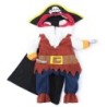 Polyester Niedliche, langlebige Haustier-Halloween-Kleidung, Piraten-lustiges Kostüm, Verkleidung für Katzen und Hunde(S) S