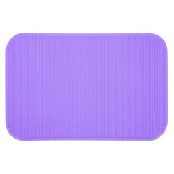 Rutschfeste Gummimatte für den Trainingstisch zur Fellpflege und zum Baden von Haustieren violett