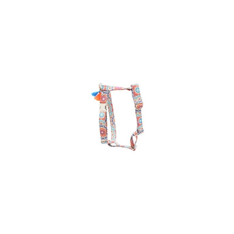PELLINA - Hundegeschirr - Hippie Blue rosè M