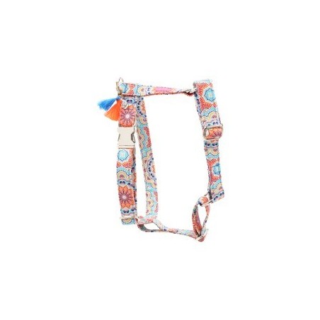 PELLINA - Hundegeschirr - Hippie Blue rosè M