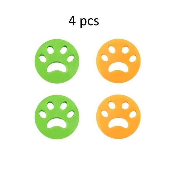 Bürste für Tierhaare, Wiederverwendbares Epiliergerät für Haustiere, Waschmaschine, Tierhaare anziehen – Mischung 4 Stück[C6]