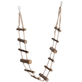 Haustier Hamster weiche lange Kletterseil Leiter Papagei Eichhörnchen Hängebrücke für Vögel Spielzeug