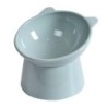 Katzenfutternapf, erhöht, geneigt, leicht zu reinigen, Futter- und Wassernapf für kleine Hunde, Blau/Grau graue/blau