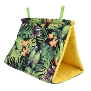 Haustier Vogelnest Hängematte Dreieck Schatten Vogelnest Hängen Papagei Hütte Zelt Vogelkäfig Spielzeug