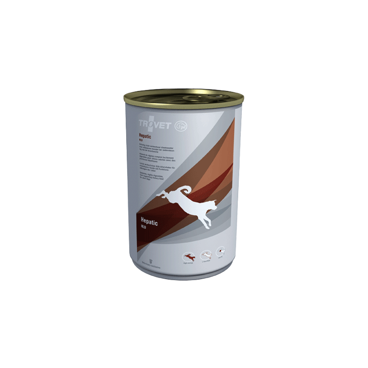 TROVET Hepatic HLD Hundefutter - Dosen - 6 x 400 g