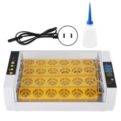 24 Eier Inkubator Temperaturregelung Digital Automatischer Hühnerküken-Entenbrutkasten