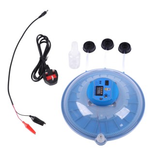 Intelligenter Eierinkubator, LED-Anzeige, kleiner automatischer Haushalts-Eierinkubator für Hühnerenten und Gänse