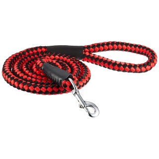 Petio Merle Leine für große Hunde, 18 mm, Rot/Schwarz