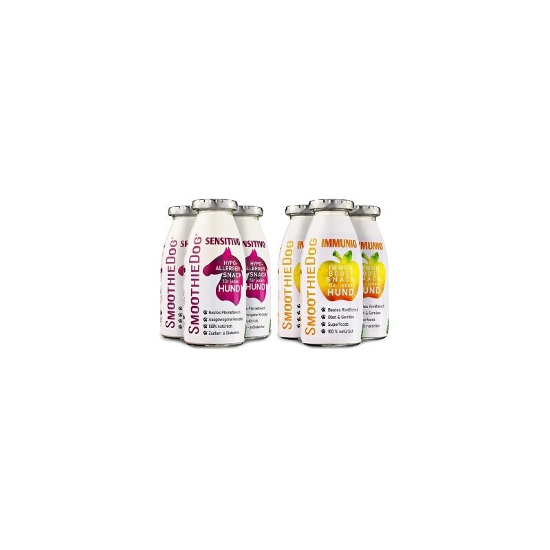 SmoothieDog Sensitivo 3x 250 ml + Immunio 3x 250 ml