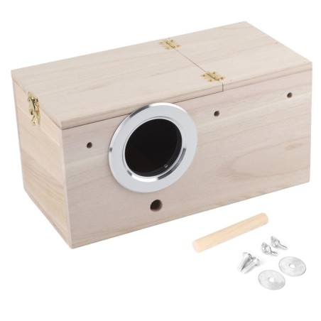 Holz Durable Vögel Nistkasten Nymphensittiche Vogel Zucht Box Haus Dekoration