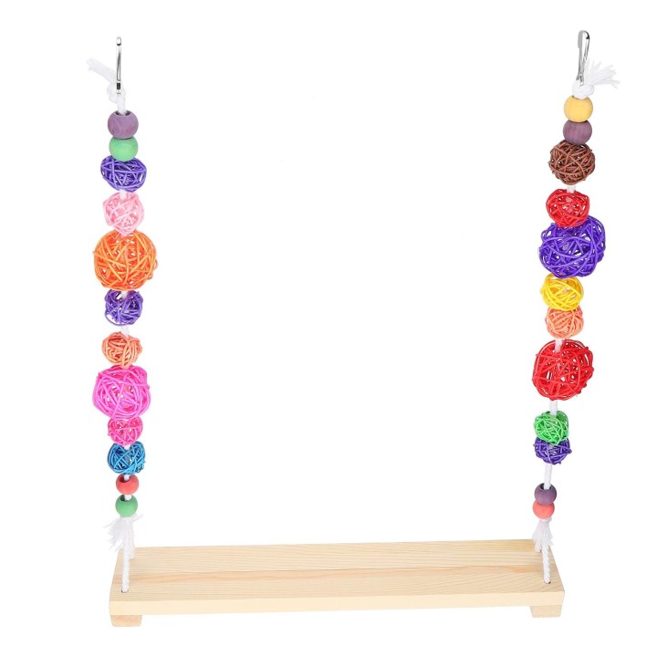 Huhn Schaukel Spielzeug Suspensible Holz Huhn Barsch Haustier Schaukel Spielzeug Langlebig Flache Bar