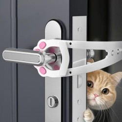 Haustier-Türöffner, verstellbarer Katzentürhalter-Riegel, einfache Installation, Haustier-Klapptür für Hunde und Katzen, Heim