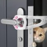 Haustier-Türöffner, verstellbarer Katzentürhalter-Riegel, einfache Installation, Haustier-Klapptür für Hunde und Katzen, Heim