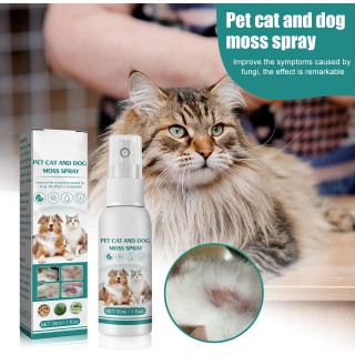 30 ml Haustier-Hautspray für Katzen und Hunde, zur Beseitigung von Milbenhautjucken, zur Entfernung von roten Haaren und gege