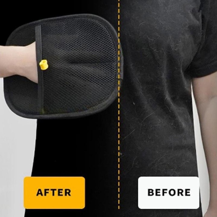 Elektrostatische Haarentfernungshandschuhe für Haustiere, doppelseitige Fellpflegehandschuhe, doppelseitige bidirektionale Bü