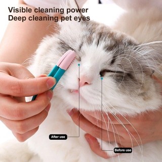 Pet Eye Kamm Pinsel Pet Tear Stain Remover Kamm Reinigung Pflege Werkzeuge Pinsel Für Kleine Katze Hund Haustiere Zubehör