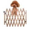 Haustiertor, einziehbar, verstellbar, für Hunde, Schiebetür, Holz, für den Innenbereich, Hundetor, Türrahmen, Treppe, Haustie