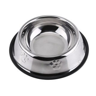 Anti Slip Bottom Hund Welpen Haustier Katze Lebensmittel Wasser Schüssel Dish Feeder Fütterung Gericht(21.5cm)