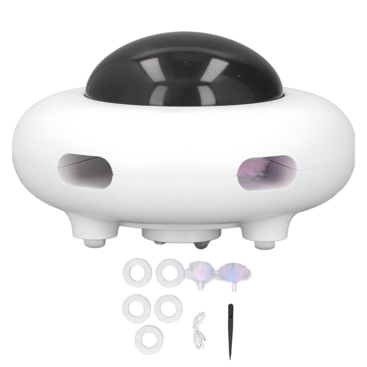 Elektrisches Katzenspielzeug zum Necken, intelligente Induktion, automatisch rotierendes, rundes, interaktives Kätzchen