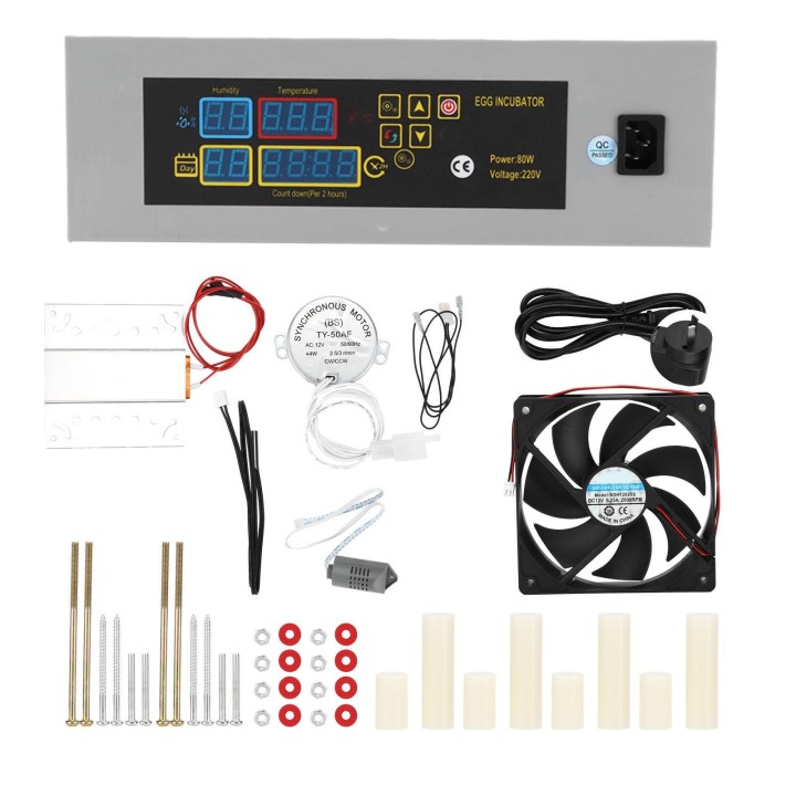 Eierinkubator, automatischer Brutkasten, DIY-Geflügelbrutmaschine für Hühnerenteier, 220 V, AU-Stecker