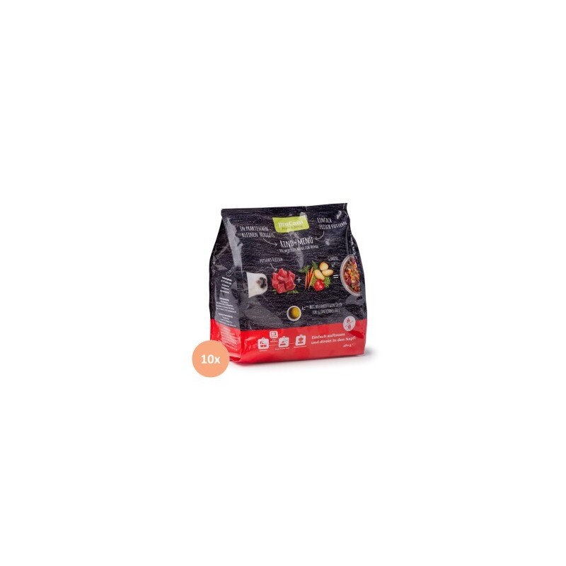 ProCani BARF Komplettmenü Hund TK-Nuggets Napffertig 10x480 g Rind