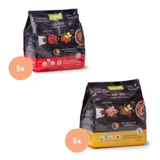 ProCani BARF Komplettmenü Hund TK-Nuggets Napffertig Probierpaket 10x480 g