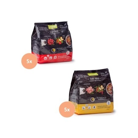 ProCani BARF Komplettmenü Hund TK-Nuggets Napffertig Probierpaket 10x480 g