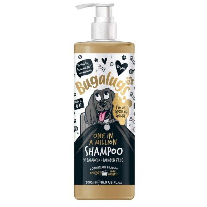 Bugalugs Hundeshampoo One In A Million 500 ml Fellpflege Delüx-Duft