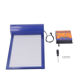 Automatische Hühnerstalltür mit Zeiteinstellung Rollvorhang Hühnertüröffner für Ente Gans