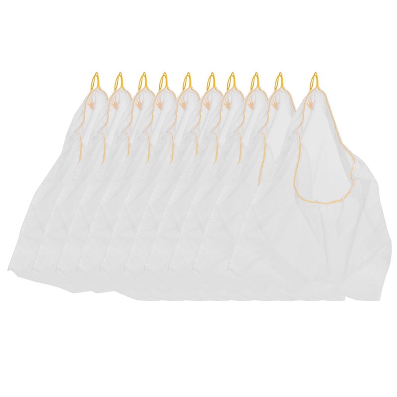 10PCS Food Grade Nylon Gaze Honig Filter Mesh Tasche Entfernen Verunreinigungen Gute Benutzerfreundlichkeit