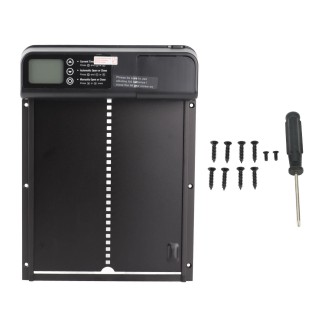 Automatische Hühnerstalltür mit Timer, Aluminiumlegierung, IP45, wasserdicht, LED-Anzeige, batteriebetrieben