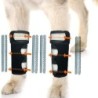 1PC Reflektierende Streifen Hund Vorderbein Klammer Verstellbaren Trägern Gemeinsame Unterstützung Leichte Knie Klammer XS-Ri