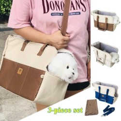 Haustier-Transportbox für Katzen und Hunde, Zwischenschicht aus Polyethylenschaum und Baumwolle, Hunde- und Katzentransportbo