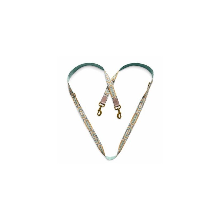 Hey Lana Premium Führleine – 3-fach verstellbar mintgrün 2 m, 2 cm