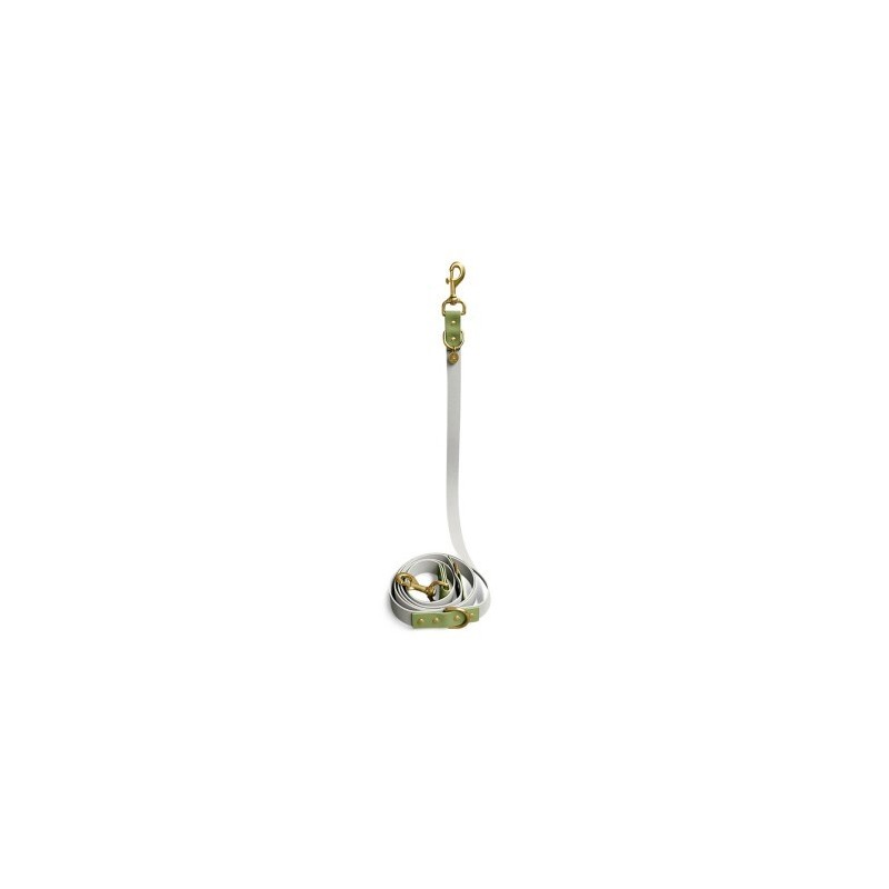 Hey Lana Führleine – Outdoor FLEX – 3-fach verstellbar grau/ grün 2,5 cm