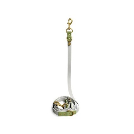 Hey Lana Führleine – Outdoor FLEX – 3-fach verstellbar grau/ grün 2,5 cm
