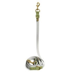 Hey Lana Führleine – Outdoor FLEX – 3-fach verstellbar grau/ grün 1,5 cm