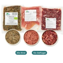 haustierkost.de Bio Paket Hund Frostfutter 15 kg