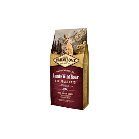 CARNILOVE Lamb & Wild Boar Sterilised Cat Adult 2kg