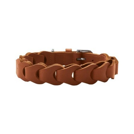 Hunter Halsband Solid Education Chain cognac 50 cm