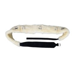 Kentucky Horsewear Lammfell Nylon Führanlagengurt