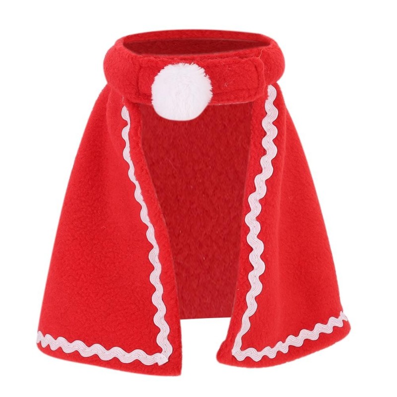 Haustier Hund Katze Roter Mantel Weiches Kostüm Weihnachtskleidung für Kaninchen Meerschweinchen Number 2