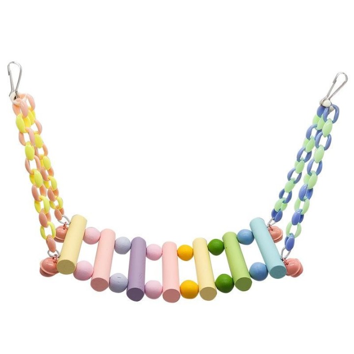 Papagei Schaukel Brücke Spielzeug Sicher Bunte Vogel Leiter Schaukel Brücke für Klettern Spielen